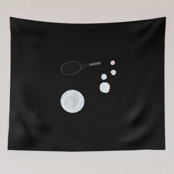 Item preview, Black And Pastel Watercolor Tennis Sticker Pack Sticker designed and sold by madeleinem48.