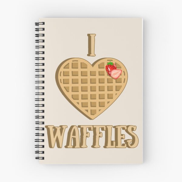 Item preview, I Heart Waffles, Fun Waffle Heart Design, Perfect For International Waffle Day designed and sold by TrulyEpoque.