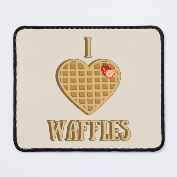 Item preview, I Heart Waffles, Fun Waffle Heart Design, Perfect For International Waffle Day designed and sold by TrulyEpoque.