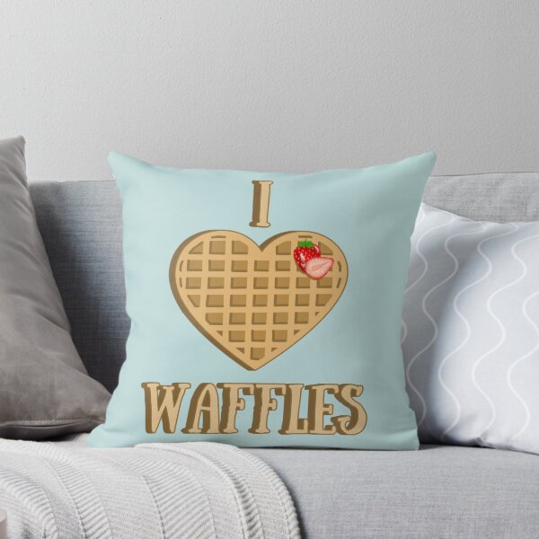 Item preview, I Heart Waffles, Fun Waffle Heart Design, Perfect For International Waffle Day designed and sold by TrulyEpoque.