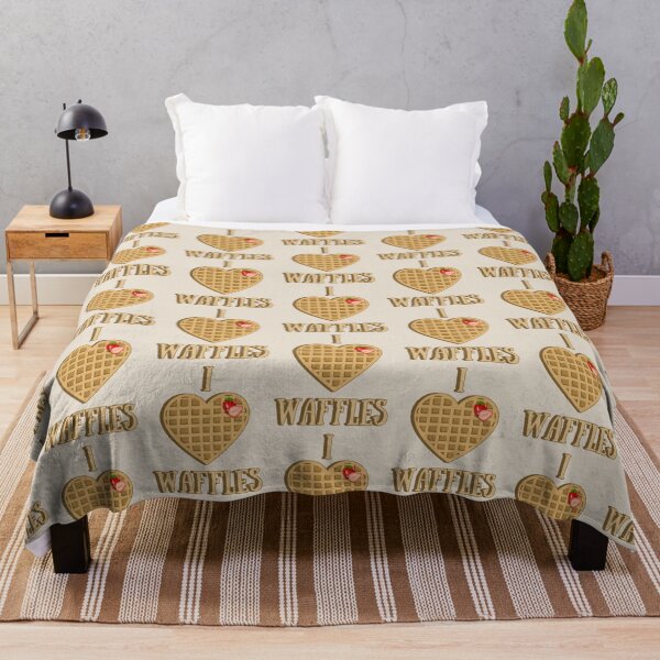 Item preview, I Heart Waffles, Fun Waffle Heart Design, Perfect For International Waffle Day designed and sold by TrulyEpoque.