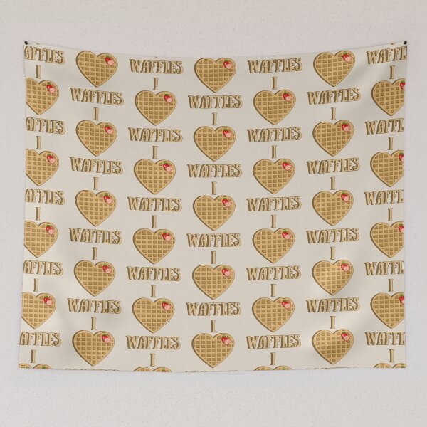 Item preview, I Heart Waffles, Fun Waffle Heart Design, Perfect For International Waffle Day designed and sold by TrulyEpoque.