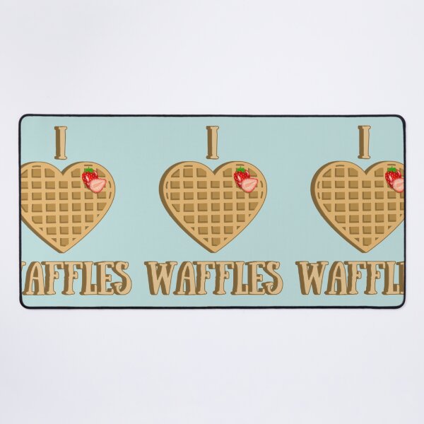 Item preview, I Heart Waffles, Fun Waffle Heart Design, Perfect For International Waffle Day designed and sold by TrulyEpoque.