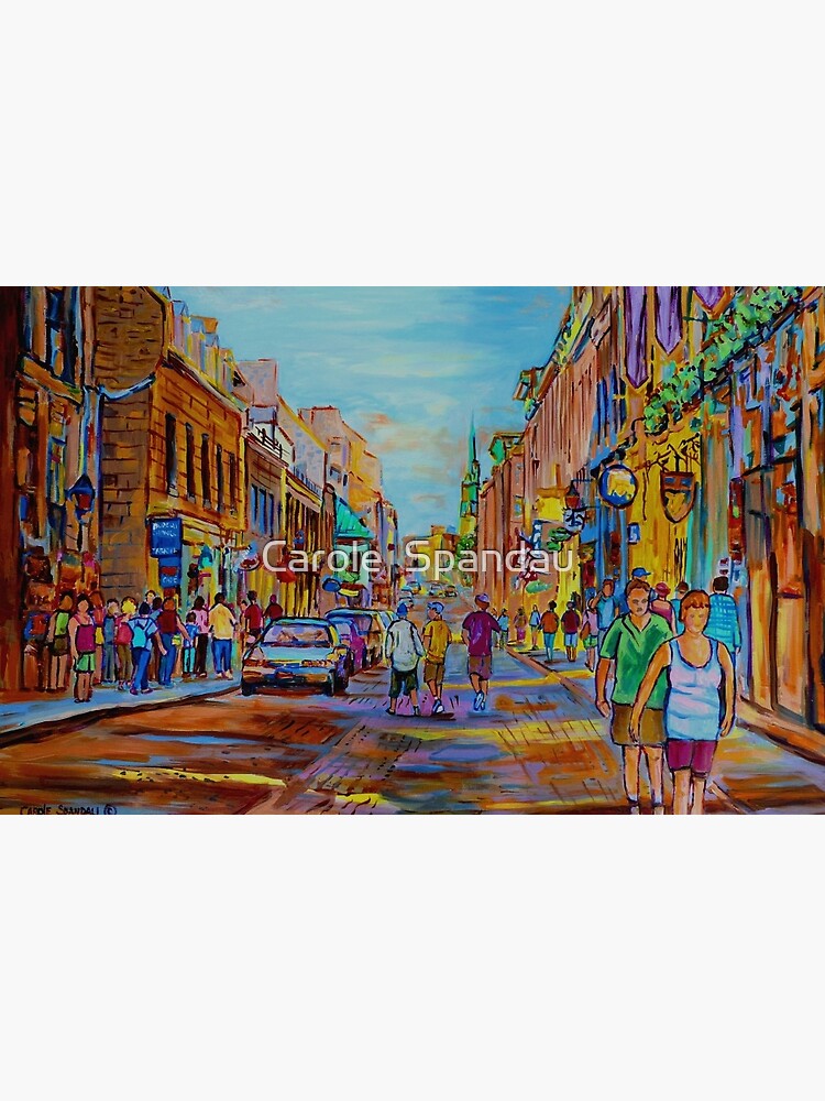 "PAINTINGS OF THE OLD CITY OF MONTREAL CANADIAN URBAN SCENES BY