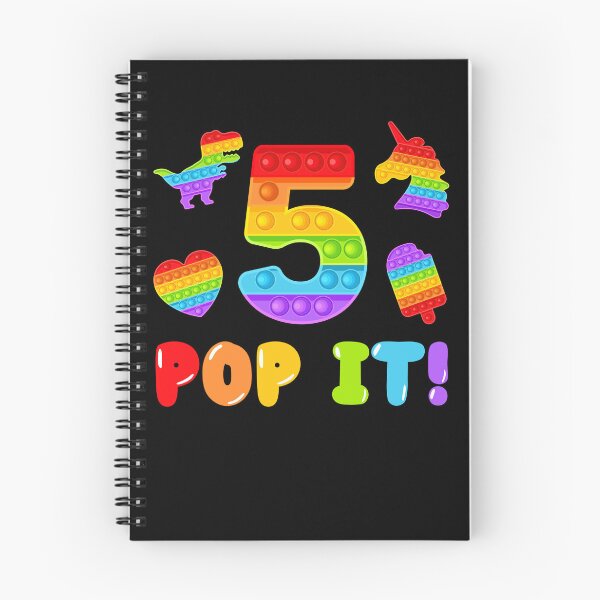 Item preview, Pop It Fidget 5th Birthday Gift Colorful Pop It Toys Girls Boys Shirt designed and sold by Master Jay.