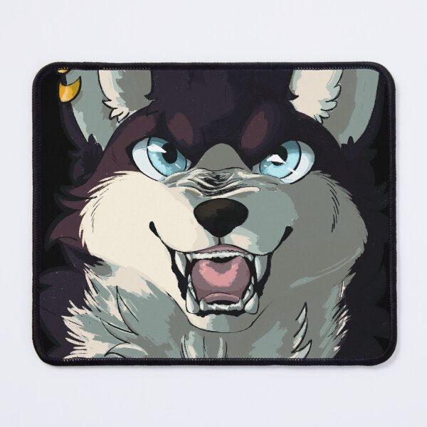 Item preview, Angry purple wolf with iceblue eyes designed and sold by Kristoffersson.