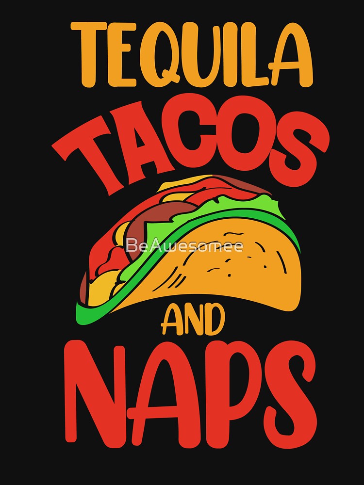 Tacos & Tequila Men's T-Shirt Funny Taco Lover