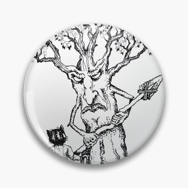 Item preview, a cat and a tree designed and sold by 4-piece-drawing.