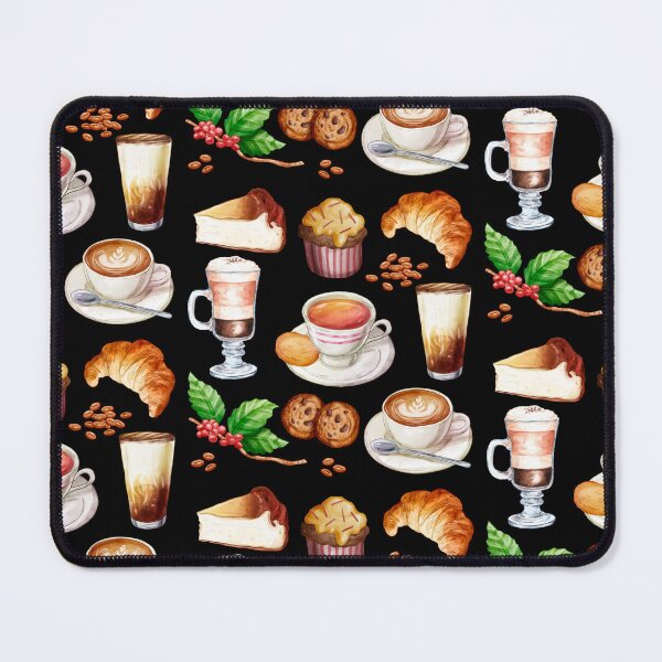 Item preview, Assorted Cafe Food - Cake, Muffin, Croissant, Cookies, Coffee and Tea designed and sold by Alicia Chee.