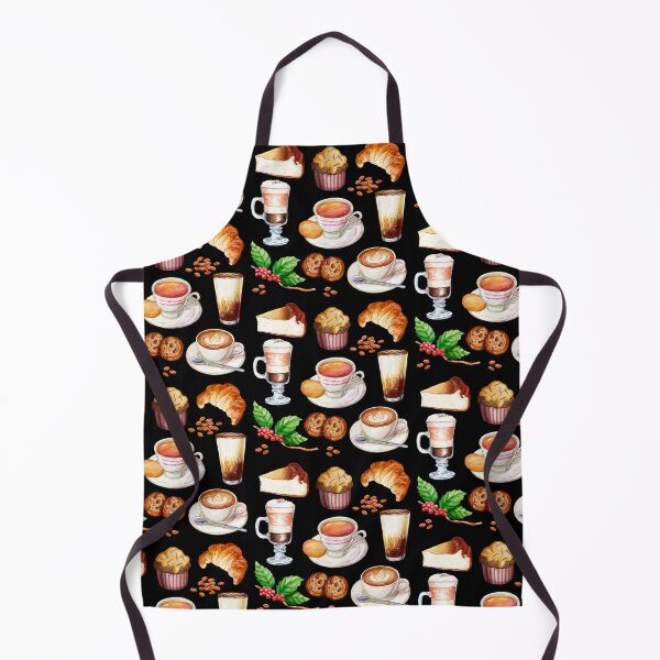 Item preview, Assorted Cafe Food - Cake, Muffin, Croissant, Cookies, Coffee and Tea designed and sold by Alicia Chee.