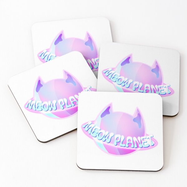 Item preview, Lofi/Vaporwave Cute Meow Cat Planet with vibrant colors designed and sold by Pinxit-ince.