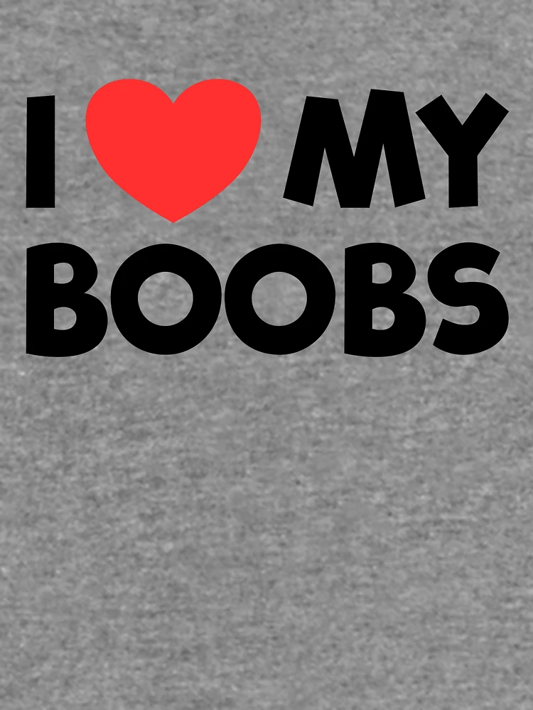 Thumbnail 6 von 6, Leichter Pullover, I Love My Boobs Funny Women's Quote Love My Boobies Gear designt und verkauft von DynamicDesign.