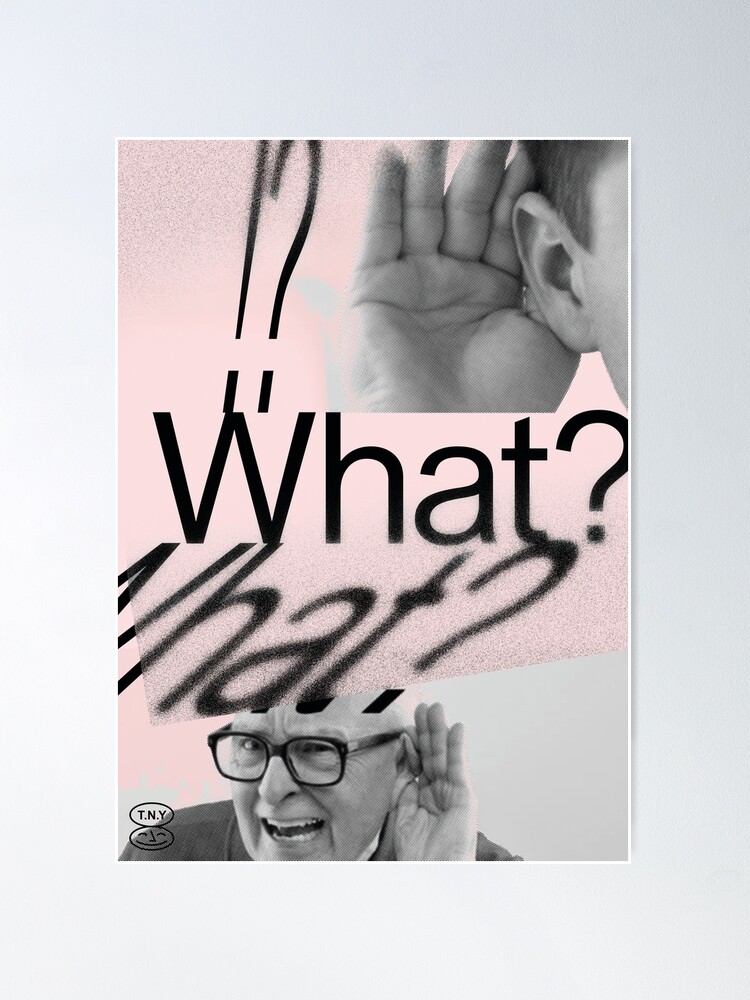 Thumbnail 1 of 3, Poster, What? What!? designed and sold by TimesNewYoman.