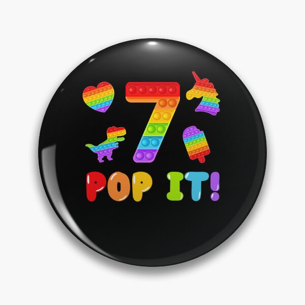 Item preview, Pop It Fidget 7th Birthday Gift Colorful Pop It Toys Girls Boys Shirt designed and sold by Master Jay.