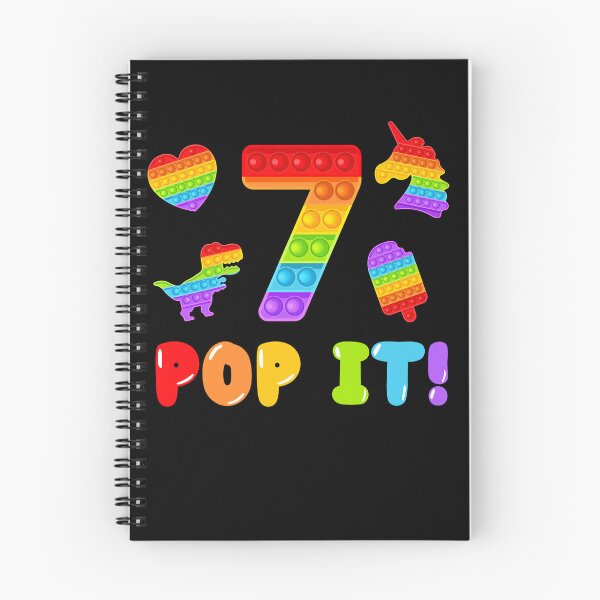 Item preview, Pop It Fidget 7th Birthday Gift Colorful Pop It Toys Girls Boys Shirt designed and sold by Master Jay.
