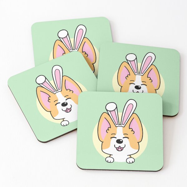Item preview, Corgi Easter Bunny Costume Happy designed and sold by DimensionC169.