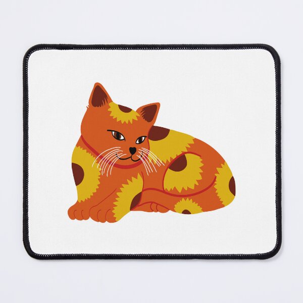 Item preview, 60s Retro Sunflower Cat designed and sold by Daisy van Berkel.