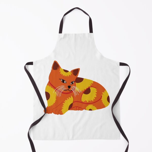 Item preview, 60s Retro Sunflower Cat designed and sold by Daisy van Berkel.