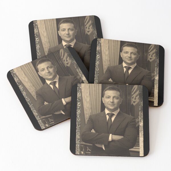 Item preview,  Sepia Filter Official Portrait Of Volodymyr Zelensky ~ President.gov.ua Design  designed and sold by EarthArtDesigns.