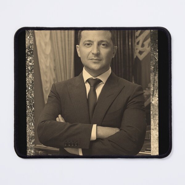 Item preview, Sepia Filter Official Portrait Of Volodymyr Zelensky ~ President.gov.ua Design designed and sold by EarthArtDesigns.
