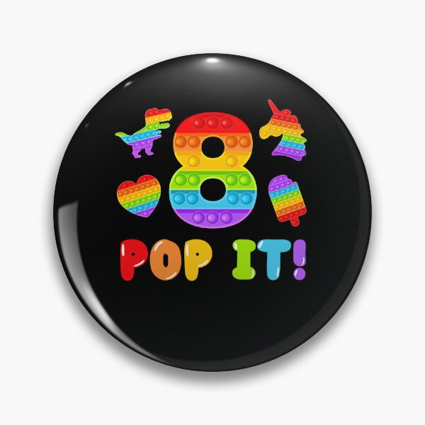 Item preview, Pop It Fidget 8th Birthday Gift Colorful Pop It Toys Girls Boys Shirt designed and sold by Master Jay.