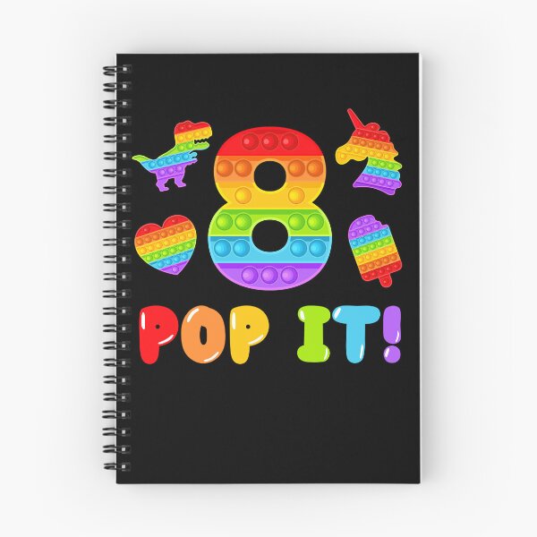 Item preview, Pop It Fidget 8th Birthday Gift Colorful Pop It Toys Girls Boys Shirt designed and sold by Master Jay.