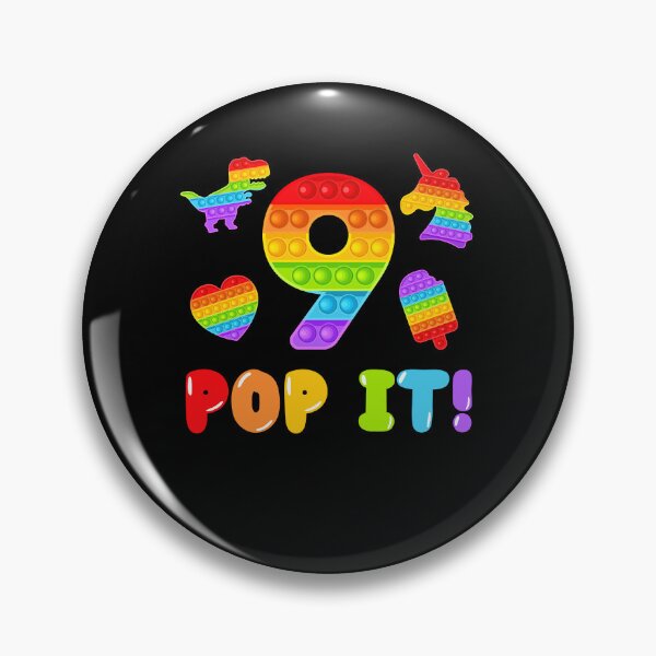 Item preview, Pop It Fidget 9th Birthday Gift Colorful Pop It Toys Girls Boys Shirt designed and sold by Master Jay.