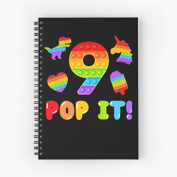 Item preview, Pop It Fidget 9th Birthday Gift Colorful Pop It Toys Girls Boys Shirt designed and sold by Master Jay.