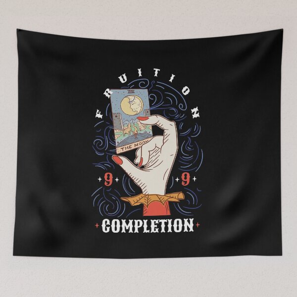 Item preview, Numerology Major Arcana Tarot Number 9 Moon Card designed and sold by MrEddie10.