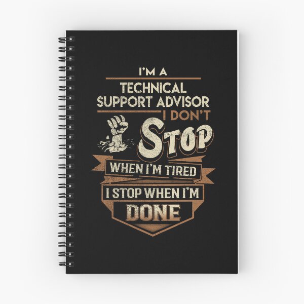 Item preview, Technical Support Advisor T Shirt - I Stop When Done Job Gift Item Tee designed and sold by natalinedk.