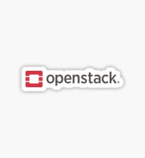 The new OpenStack Logo Full Color Horizontal Sticker