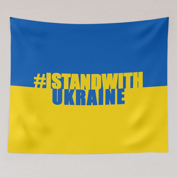 Item preview, I stand with Ukraine - Flag designed and sold by goldenanchor.