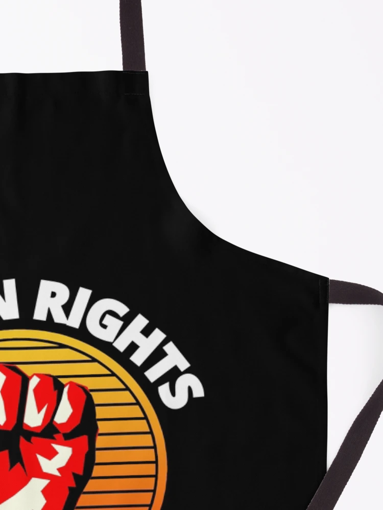 Thumbnail 3 of 6, Apron, Human Rights Freedom Fighter Fighting For Human Rights designed and sold by RGRamsey.