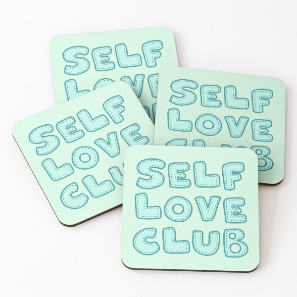 Item preview, Self Love Club Patchwork Typography designed and sold by hannahvira.