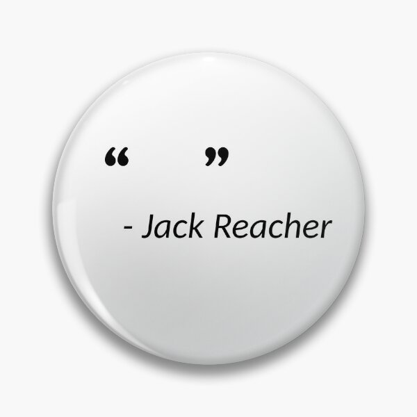 Item preview, Jack Reacher said nothing | black text designed and sold by SpringPetals.