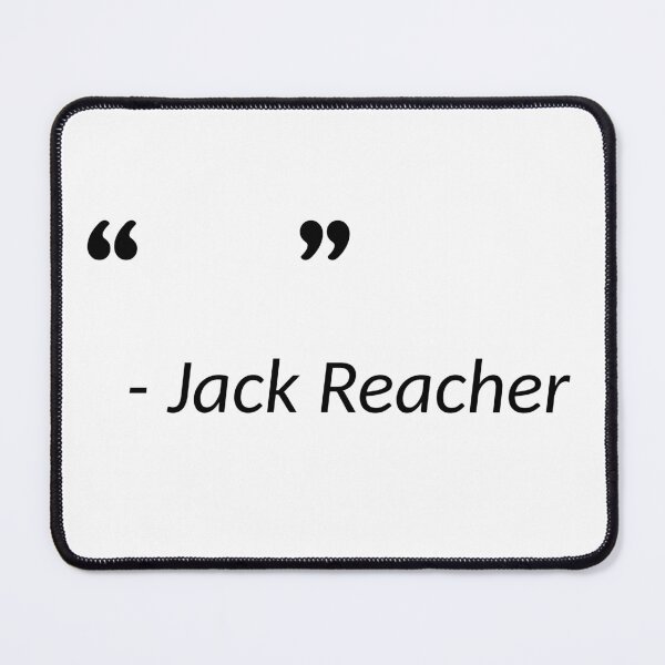 Item preview, Jack Reacher said nothing | black text designed and sold by SpringPetals.
