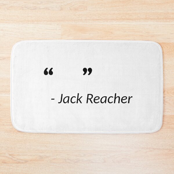 Item preview, Jack Reacher said nothing | black text designed and sold by SpringPetals.