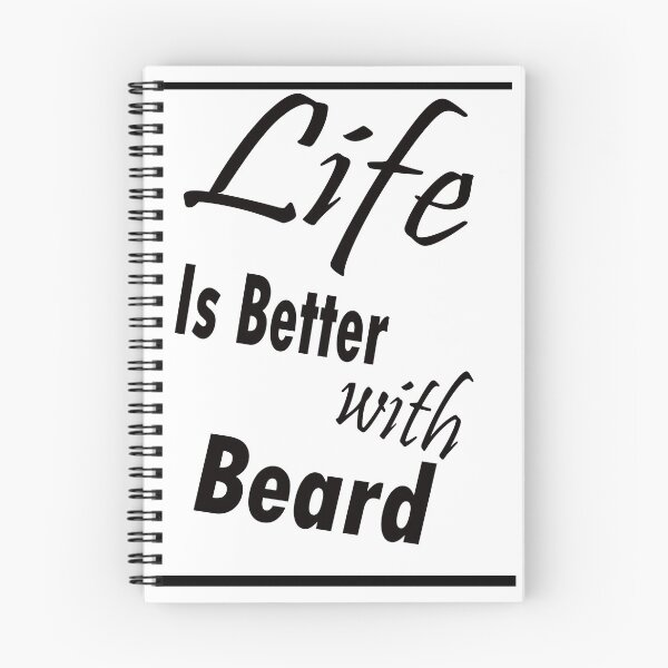 Item preview, Life Is Better With Beard  designed and sold by The Happiness Market .