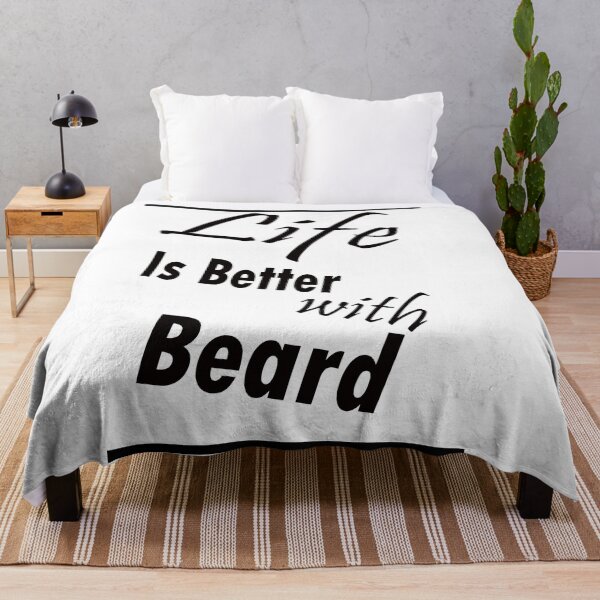 Item preview, Life Is Better With Beard  designed and sold by The Happiness Market .