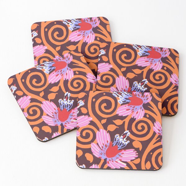 Item preview, Vintage flower pattern designed and sold by gizmut.