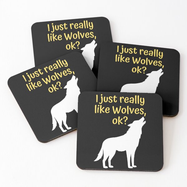 Item preview, I just really like wolves,ok? t-shirts designed and sold by Dailyanimal.