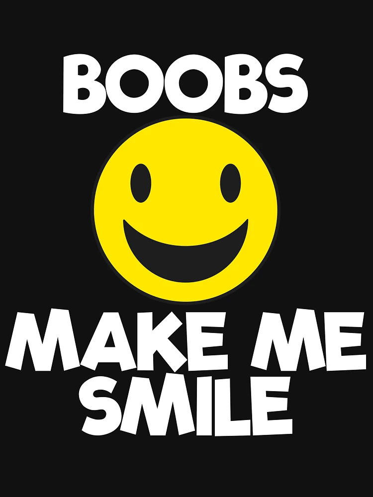 Thumbnail 6 von 6, Premium Oversized Pullover, Boobs Makes Me Smile Boob Lover Quote Men's Funny Boob Gear designt und verkauft von DynamicDesign.