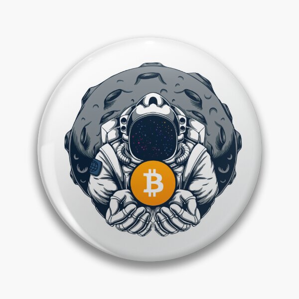 Item preview, Welcome to the Moon (Bitcoin) designed and sold by Crypto Pirates.