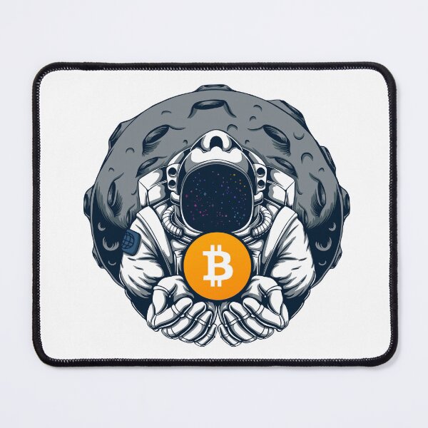 Item preview, Welcome to the Moon (Bitcoin) designed and sold by Crypto Pirates.