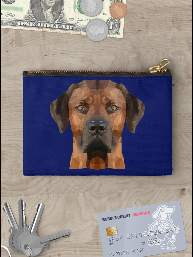 Thumbnail 3 of 4, Zipper Pouch, Rhodesian Ridgeback designed and sold by logeticTreasure.