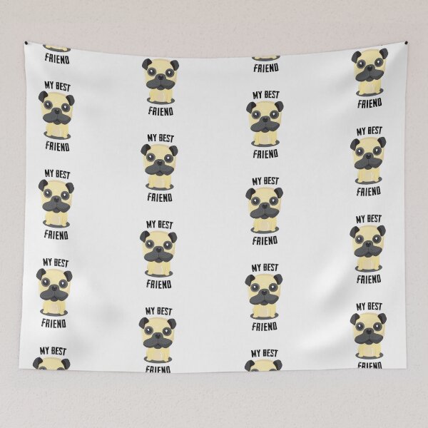 Item preview, My best friend PUG designed and sold by -LemonTee-.