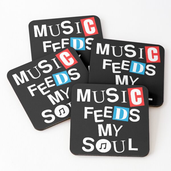 Item preview, Music Feeds My Soul - Beamed Eighth Note designed and sold by bloody-L.