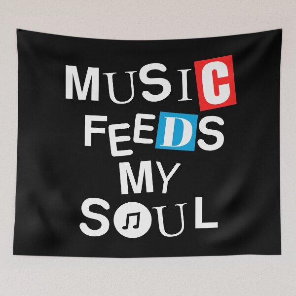 Item preview, Music Feeds My Soul - Beamed Eighth Note designed and sold by bloody-L.