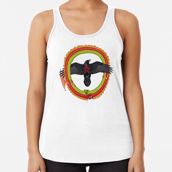 Raven Ouroboros Racerback Tank Top
