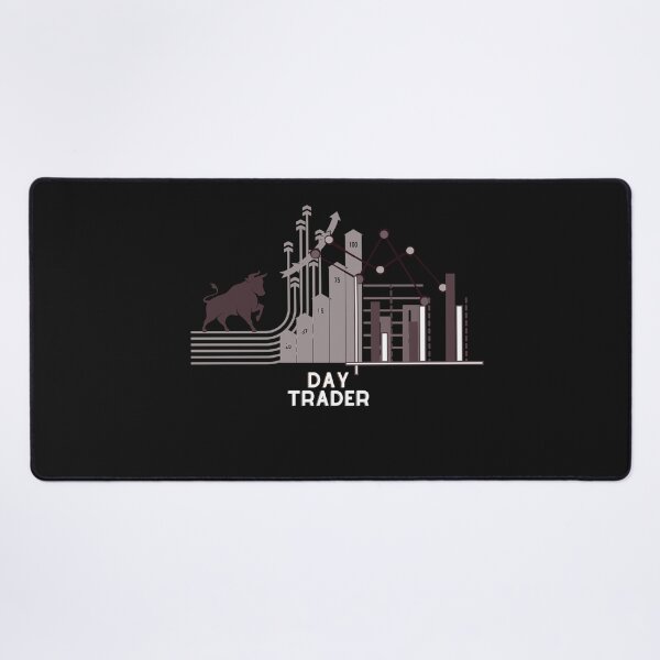 Item preview, Day Trader | Traders gift | Gift for Stock market, forex, options, crypto and day traders | Elegant design | Bull with Charts designed and sold by TradingTeesKids.